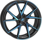 ALUTEC ADX1 racing-black frontpoliert blue