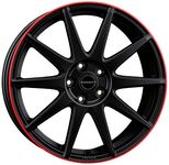Borbet GTX black matt rim red
