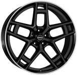 Borbet TF black rim polished glossy