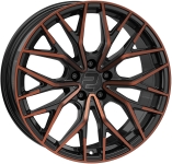 WHEELWORLD WH37 Schwarz Kupfer hochglanzpoliert