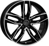 WHEELWORLD WH40 Schwarz Hochglanzpoliert